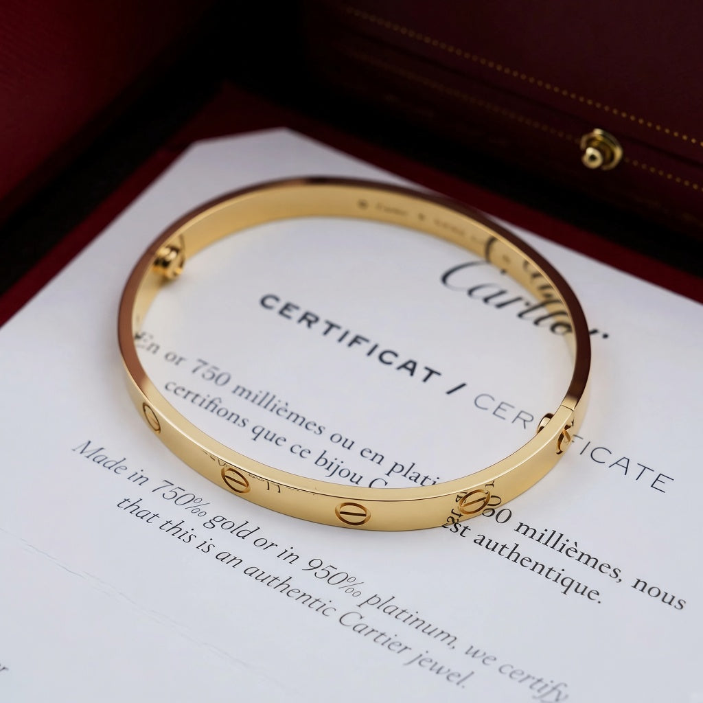 PLAIN BANGLE BRACELET LOVE bracelet, medium model