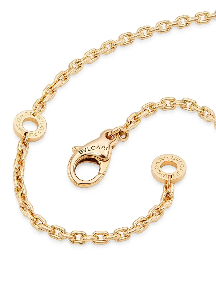 BULGARI B.zero1 18K Rose Gold & Diamond Pendant Necklace