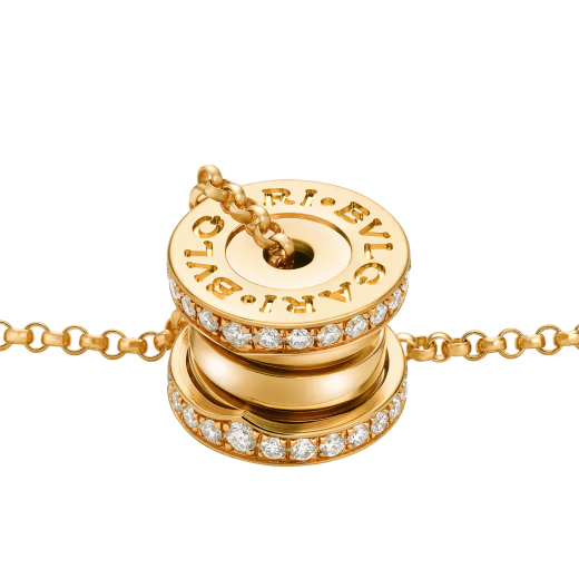 BULGARI B.zero1 18K Rose Gold & Diamond Pendant Necklace