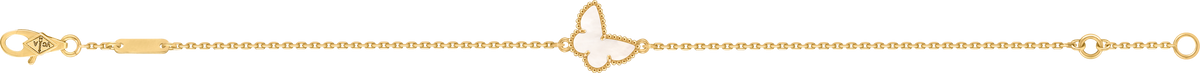 LUXE Reworked Sweet Butterflies bracelet,18K yellow gold, Mother-of-pearl-Buy 1 Get 1 Free