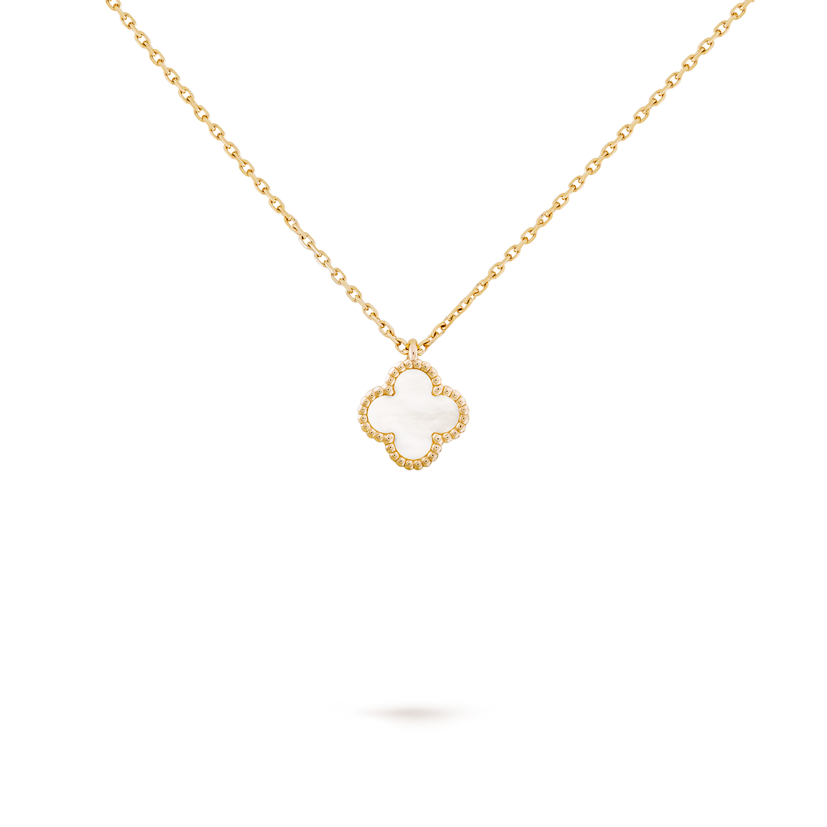 LUXE Reworked Sweet Alhambra pendant,18K yellow gold, Mother-of-pearl-Buy 1 Get 1 Free