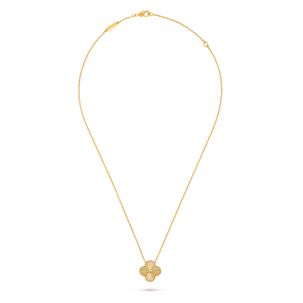 LUXE Reworked Vintage Alhambra pendant,18K yellow gold-Buy 1 Get 1 Free